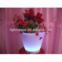 LED подсветка плантатора горшки подсветкой перезаряжаемые СИД сад цветочный горшок